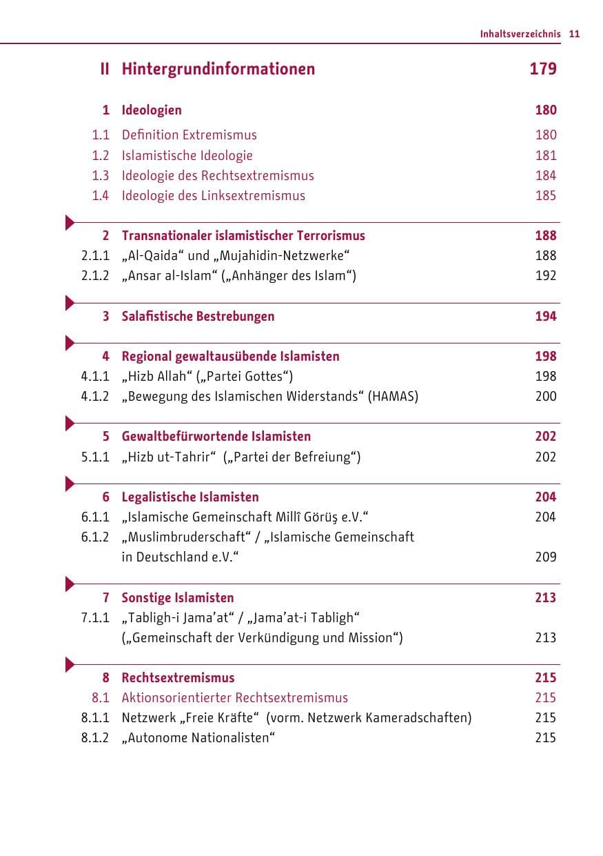 Seite 9 des Verfassungsschutzbericht 2012 Berlin