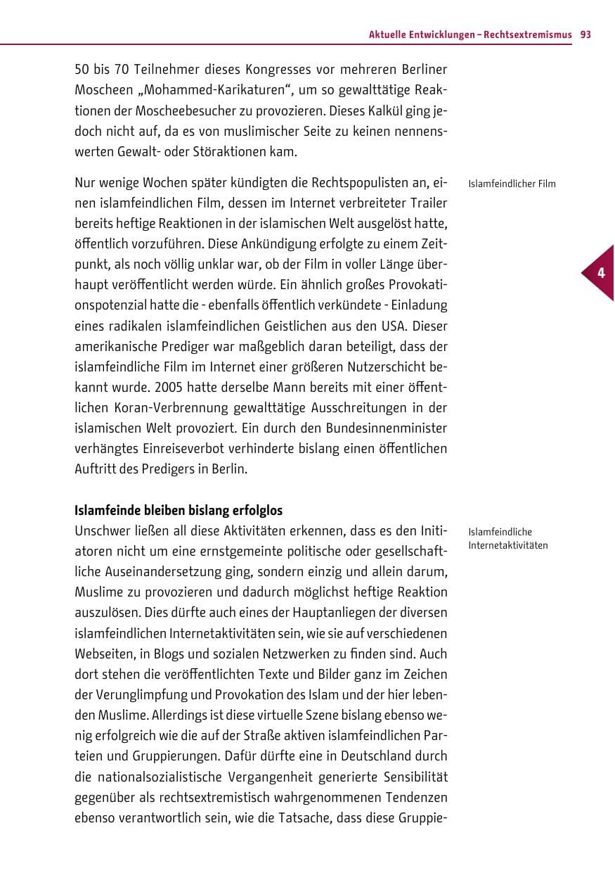 Seite 91 des Verfassungsschutzbericht 2012 Berlin