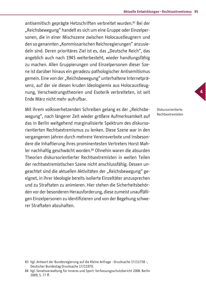 Seite 93 des Verfassungsschutzbericht 2012 Berlin