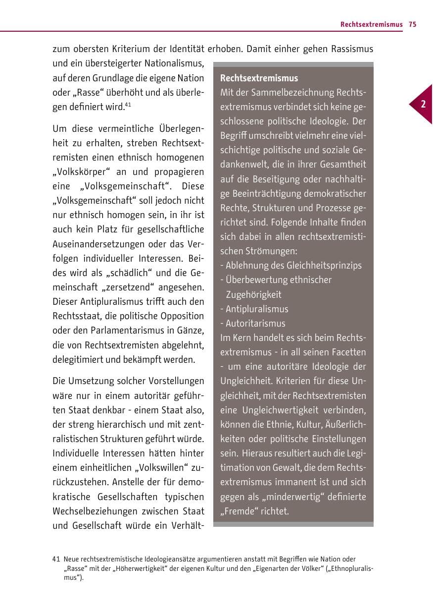 Seite 75 des Verfassungsschutzbericht 2013 Berlin
