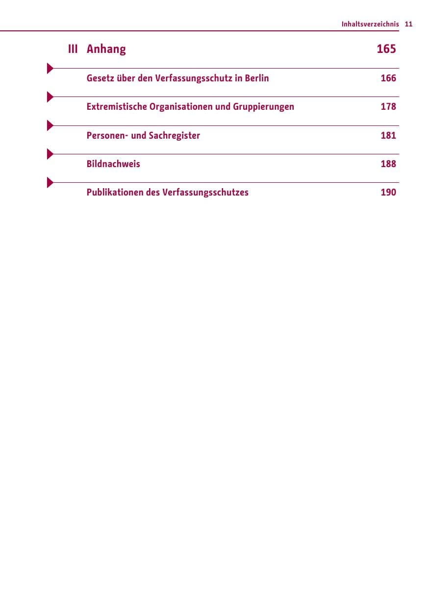 Seite 11 des Verfassungsschutzbericht 2014 Berlin