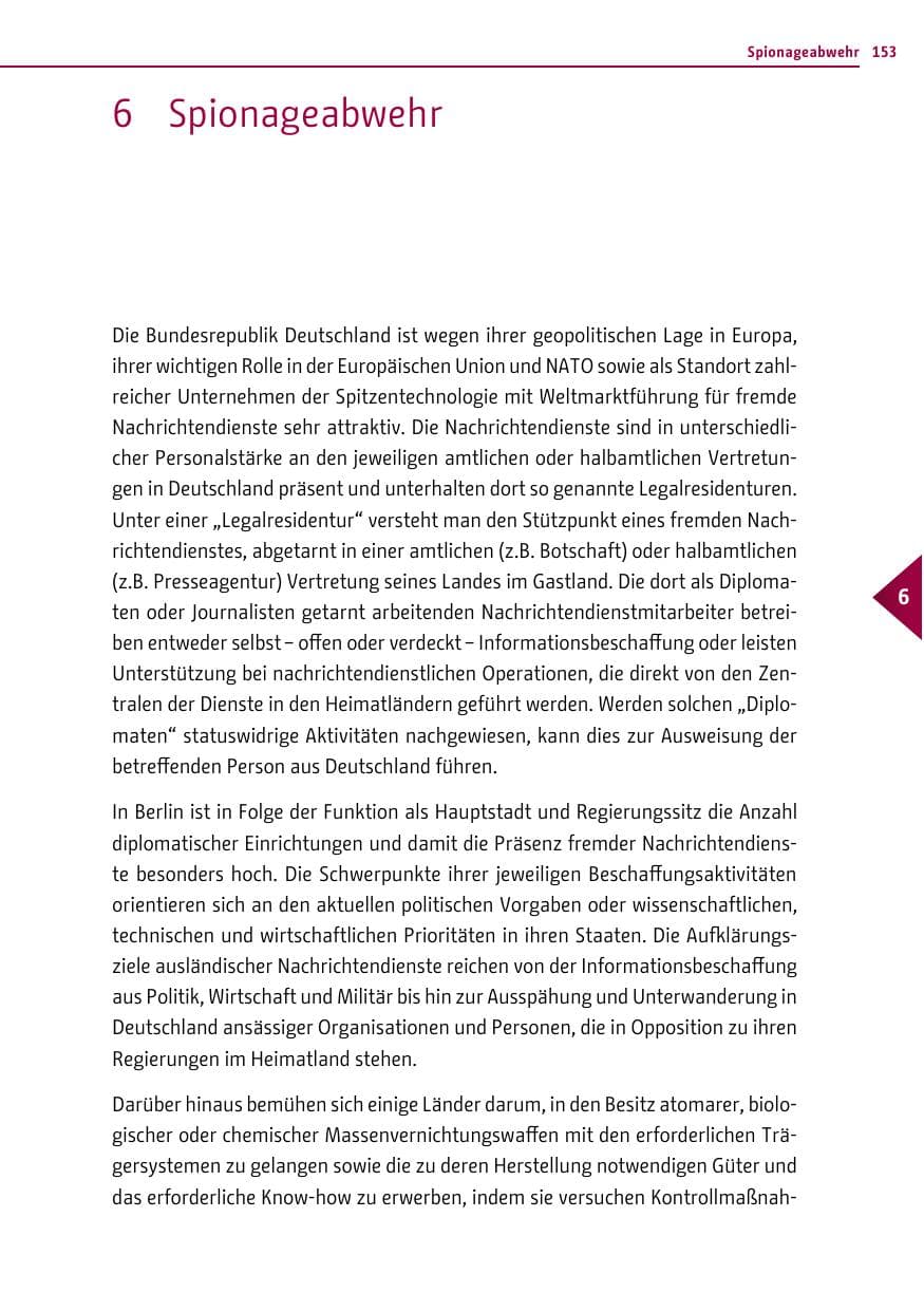 Seite 153 des Verfassungsschutzbericht 2014 Berlin