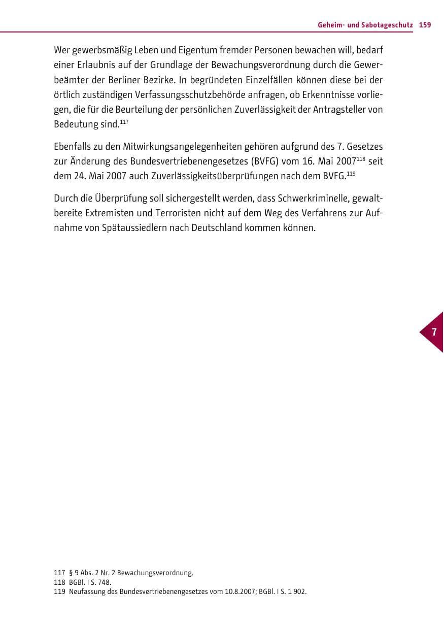Seite 159 des Verfassungsschutzbericht 2014 Berlin