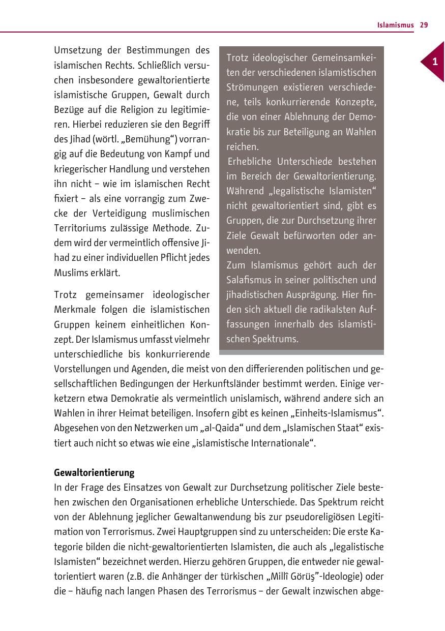 Seite 29 des Verfassungsschutzbericht 2014 Berlin