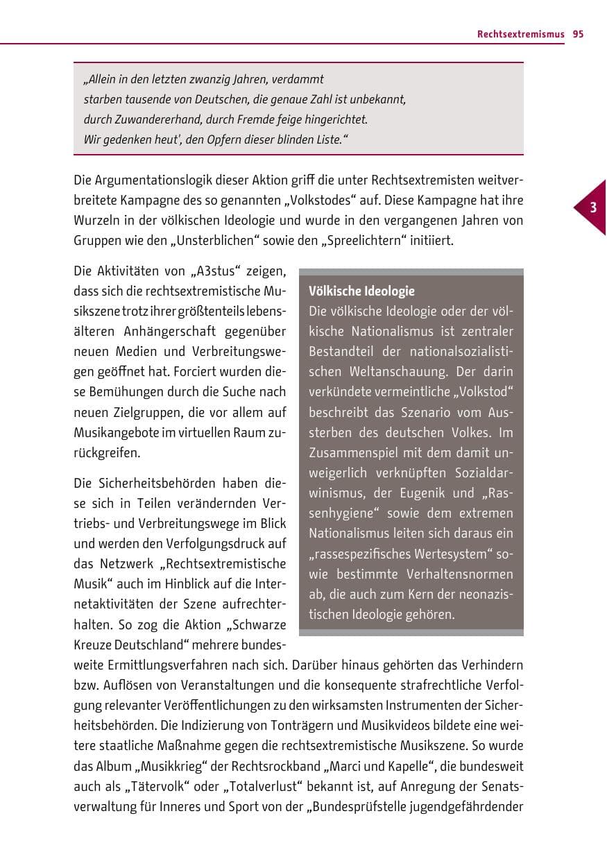 Seite 95 des Verfassungsschutzbericht 2014 Berlin