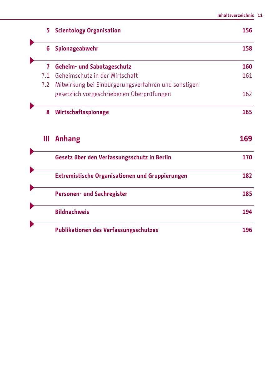 Seite 11 des Verfassungsschutzbericht 2015 Berlin