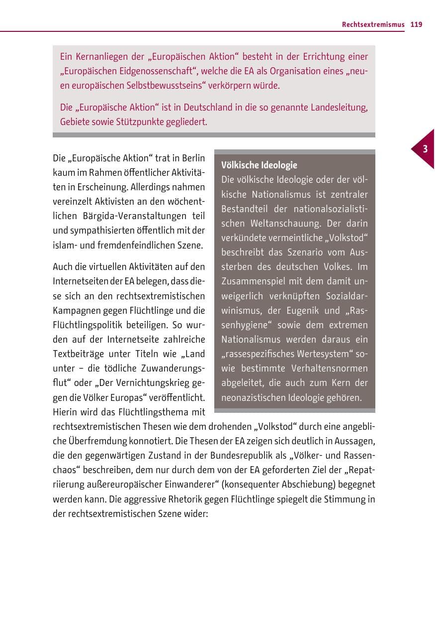Seite 119 des Verfassungsschutzbericht 2015 Berlin