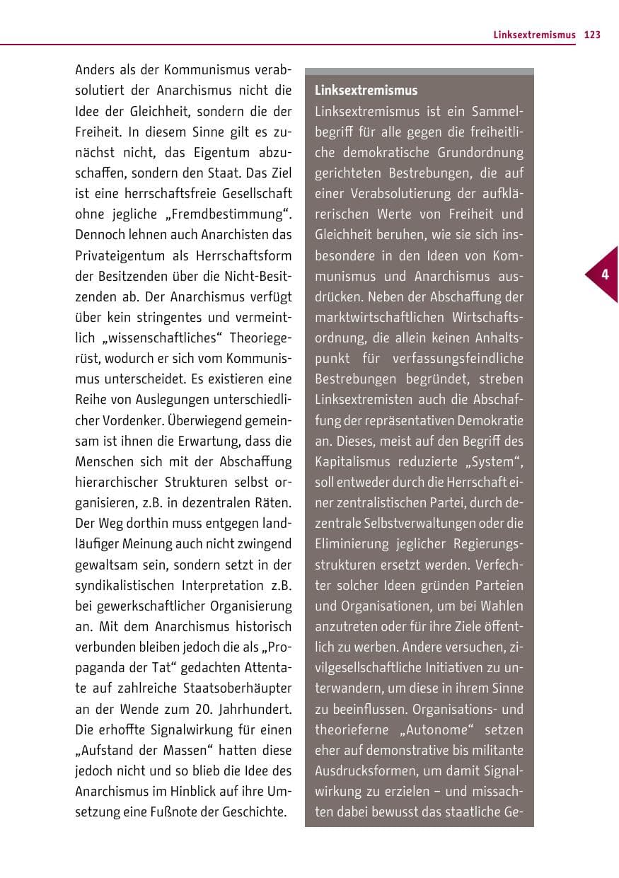 Seite 123 des Verfassungsschutzbericht 2015 Berlin