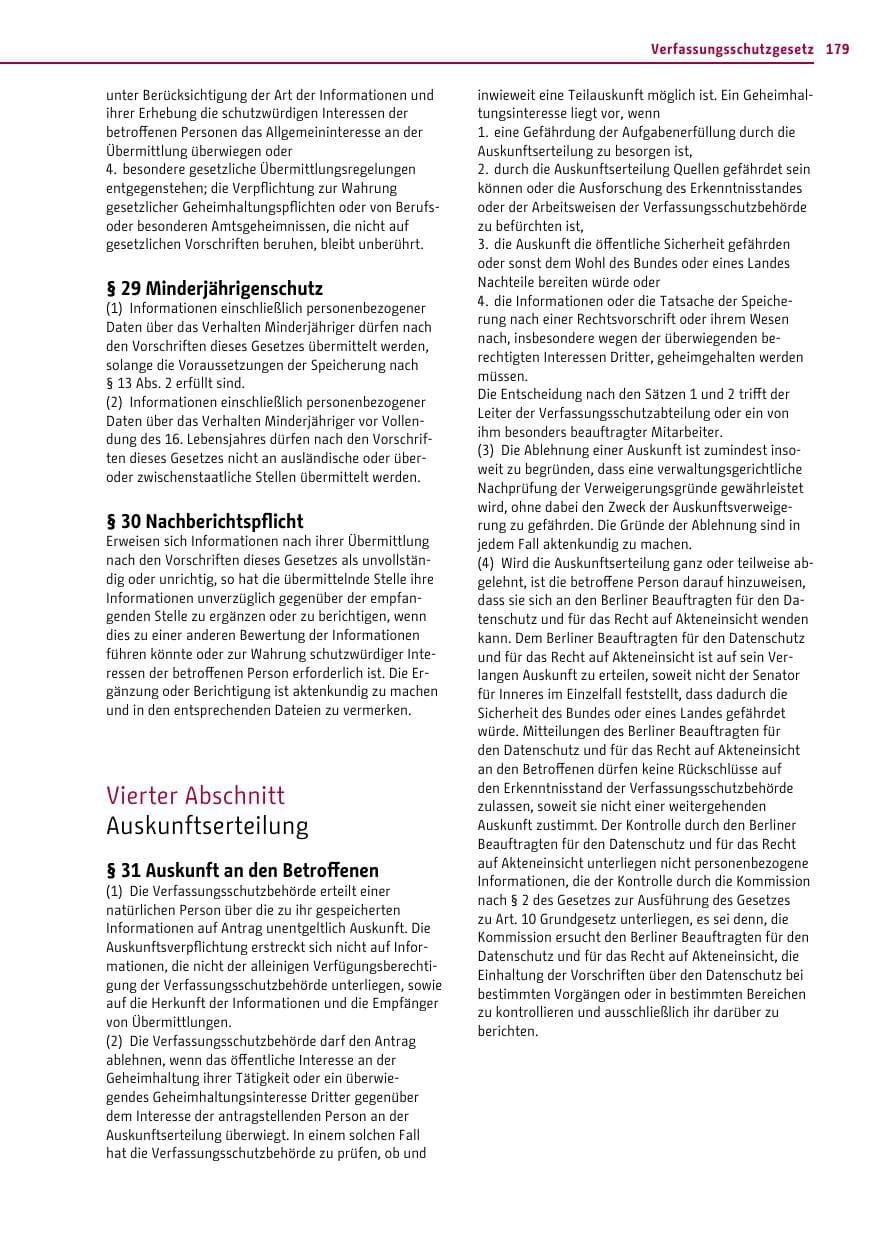 Seite 179 des Verfassungsschutzbericht 2015 Berlin