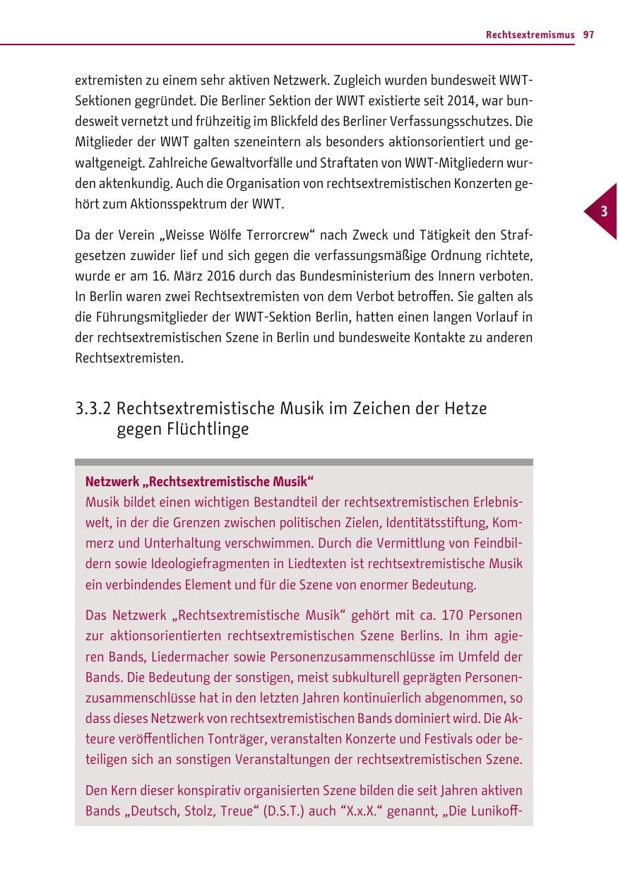 Seite 97 des Verfassungsschutzbericht 2015 Berlin