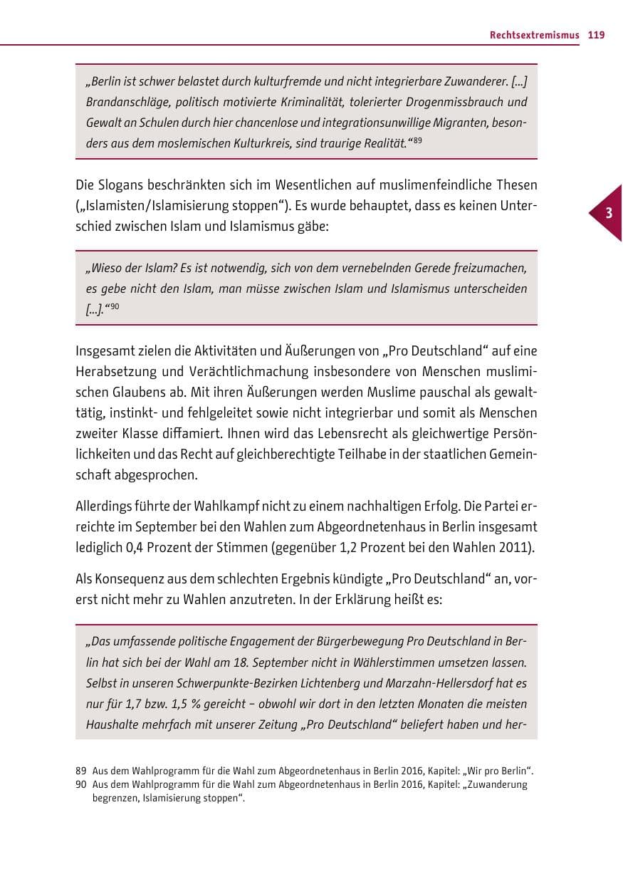 Seite 118 des Verfassungsschutzbericht 2016 Berlin