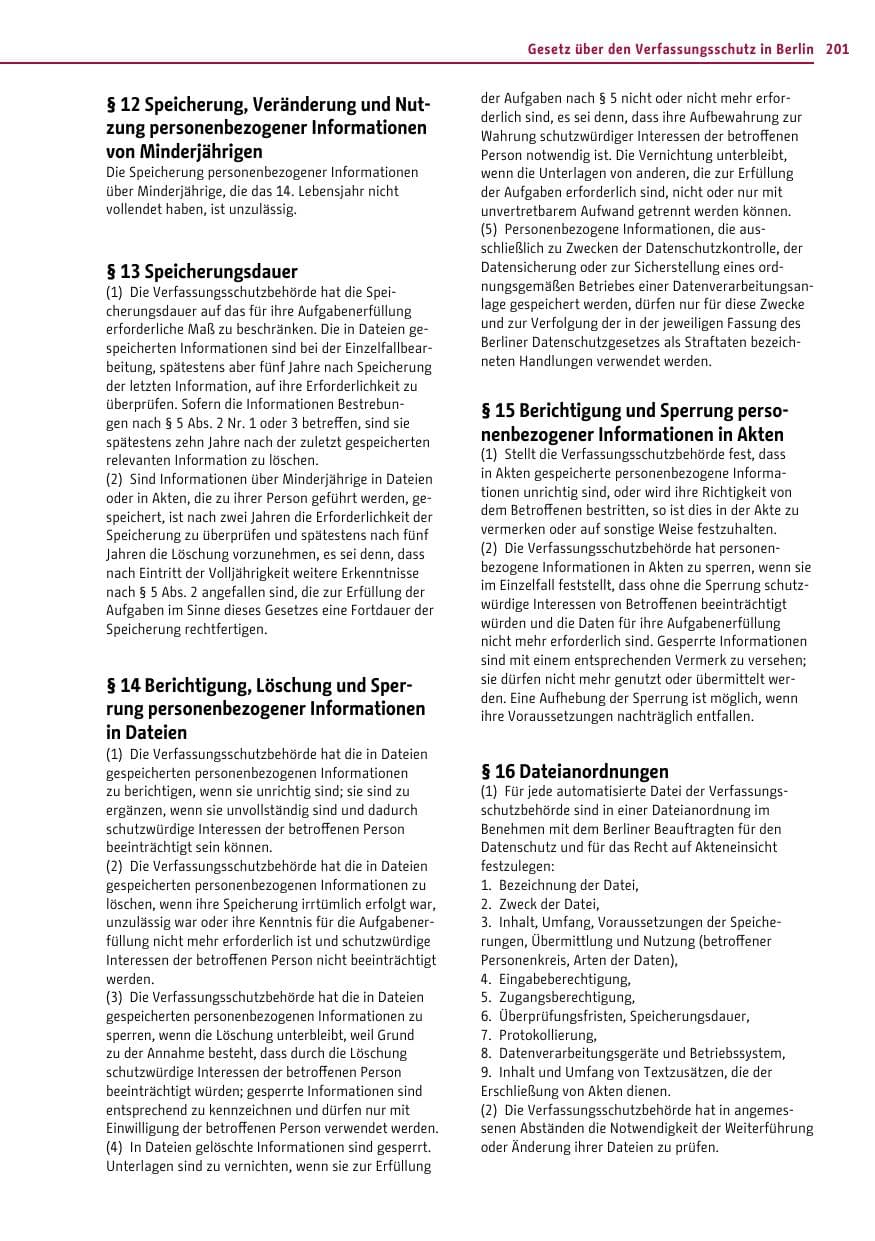Seite 200 des Verfassungsschutzbericht 2016 Berlin