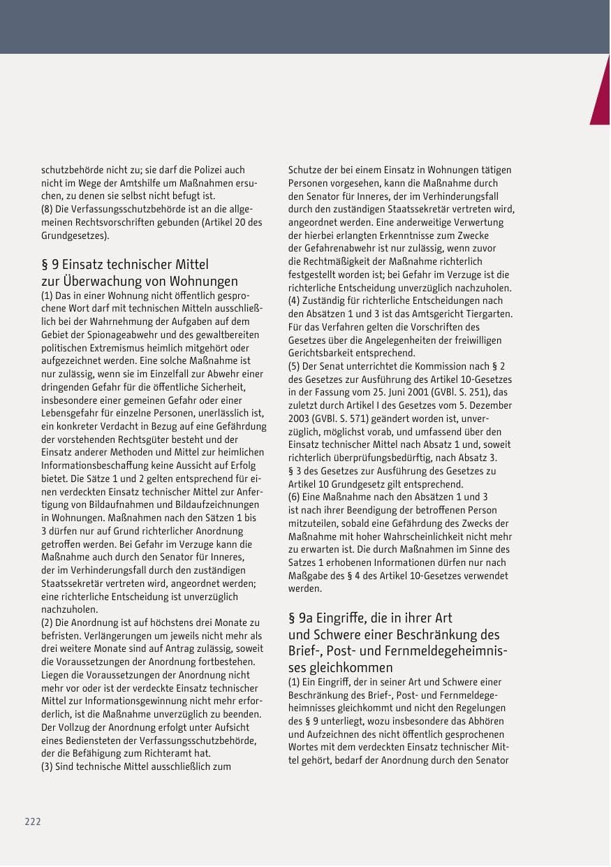 Seite 223 des Verfassungsschutzbericht 2017 Berlin