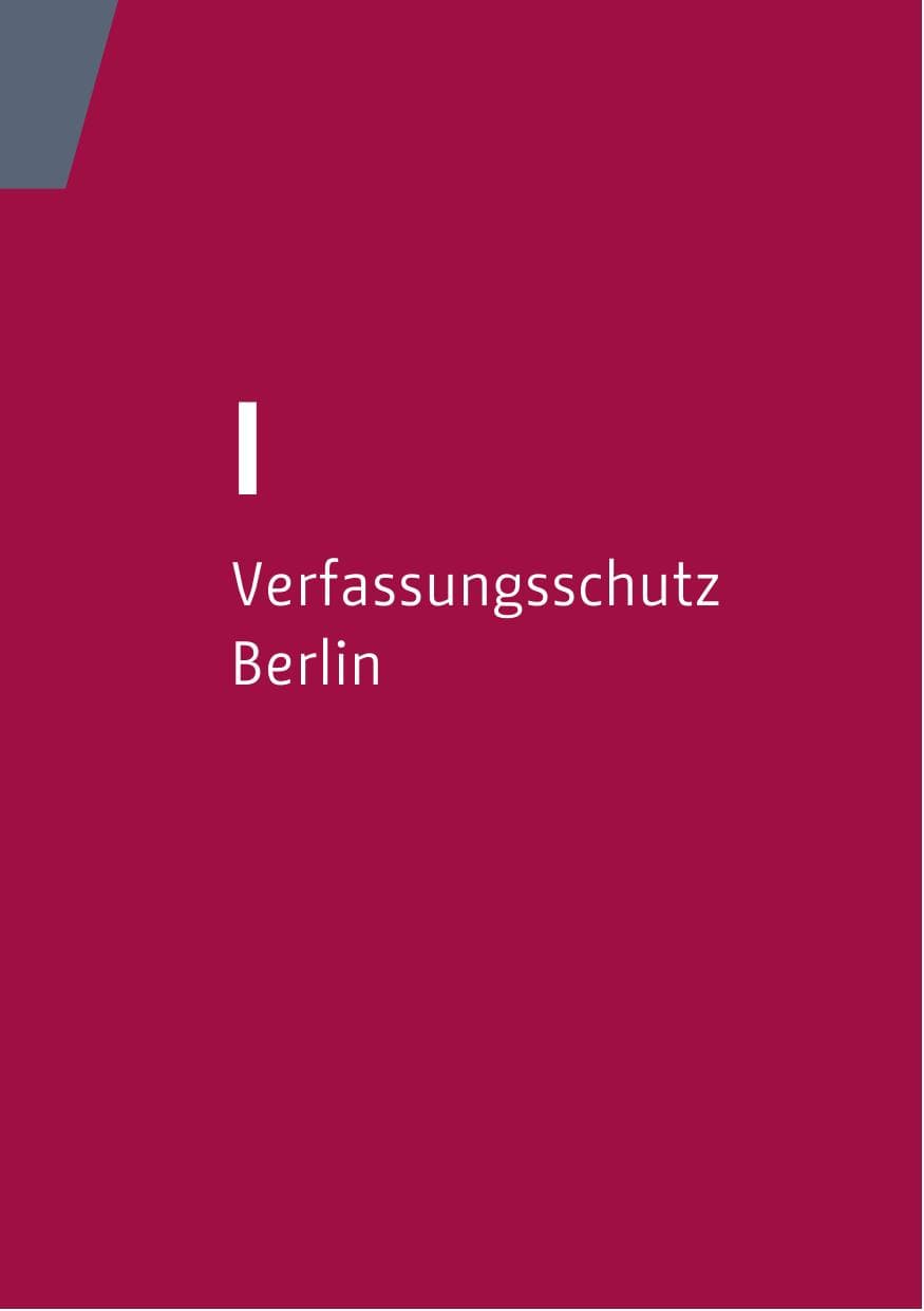 Seite 13 des Verfassungsschutzbericht 2018 Berlin