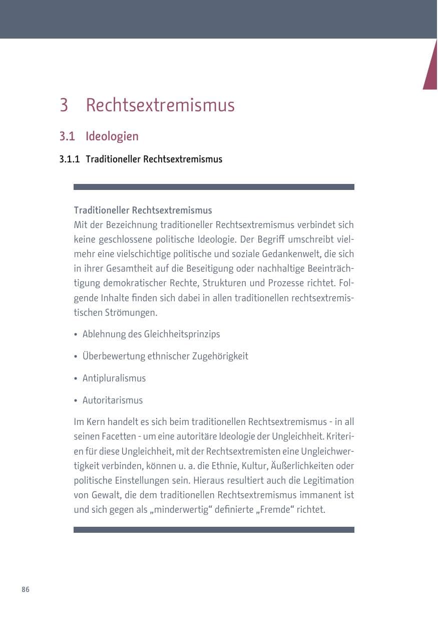 Seite 86 des Verfassungsschutzbericht 2018 Berlin