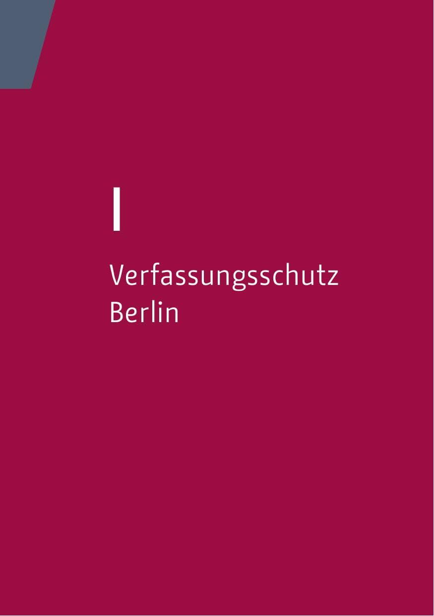 Seite 13 des Verfassungsschutzbericht 2019 Berlin