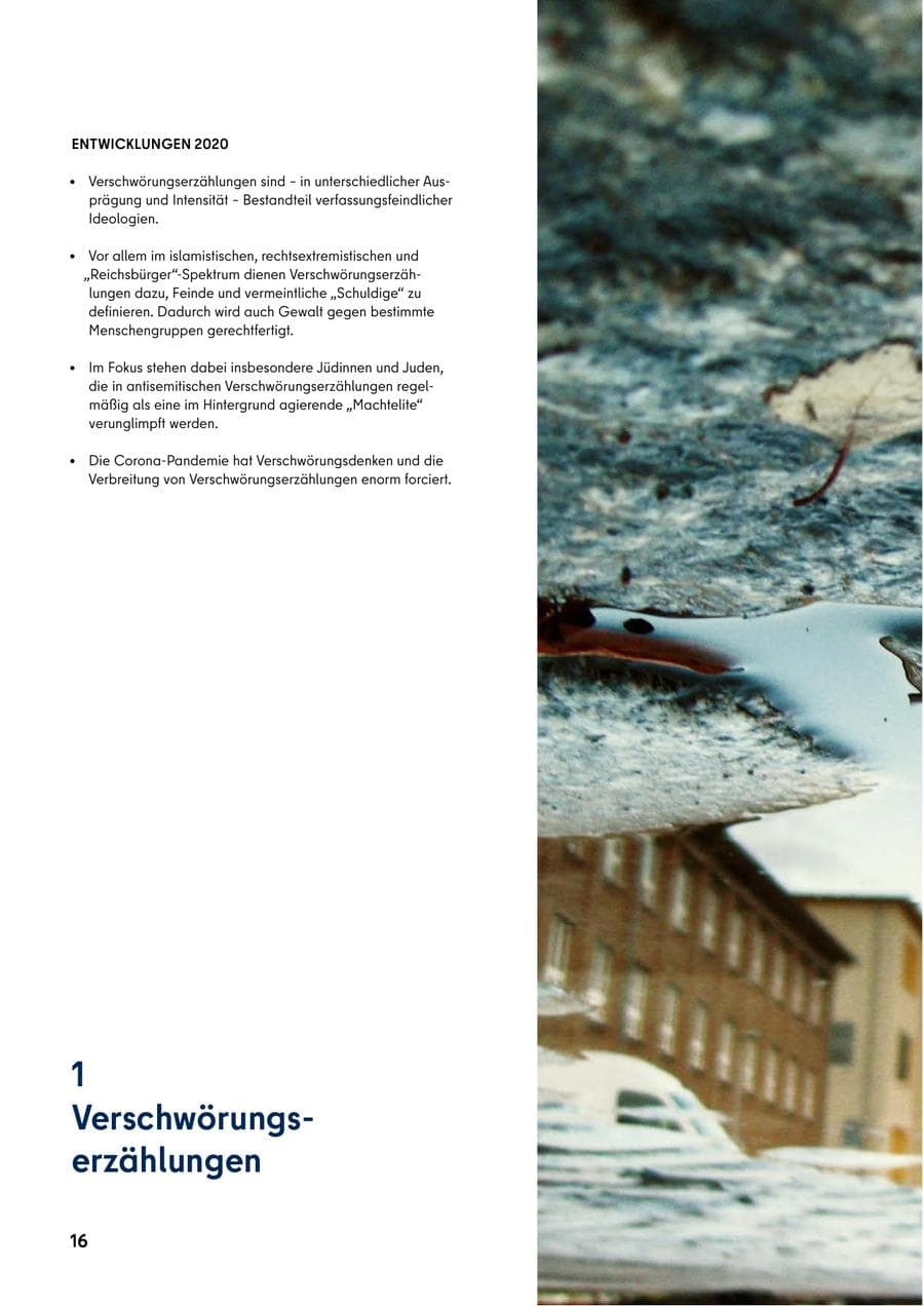 Seite 16 des Verfassungsschutzbericht 2020 Berlin