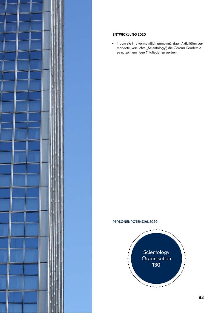 Seite 83 des Verfassungsschutzbericht 2020 Berlin