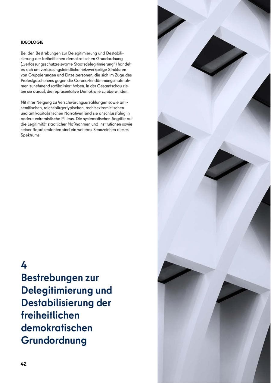 Seite 42 des Verfassungsschutzbericht 2022 Berlin