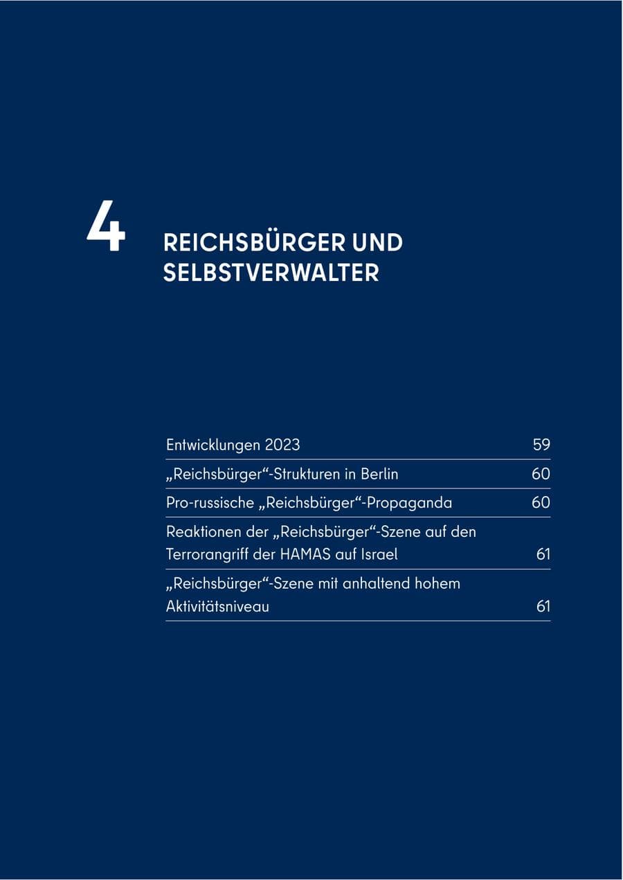 Seite 57 des Verfassungsschutzbericht 2023 Berlin