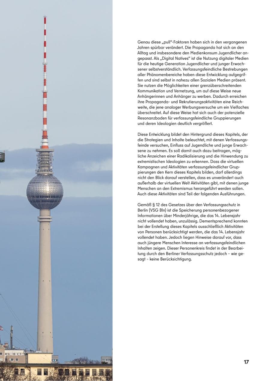 Seite 17 des Verfassungsschutzbericht 2025 Berlin
