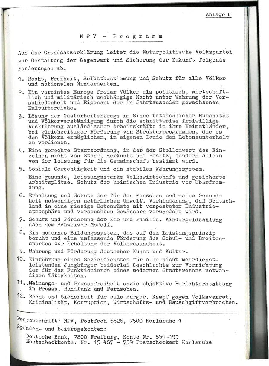 Seite 71 des Verfassungsschutzbericht 1976 Baden-Württemberg