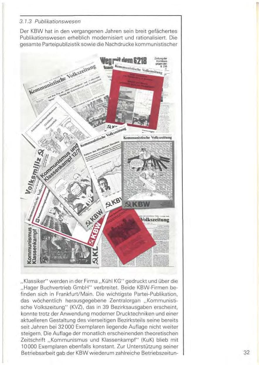 Seite 35 des Verfassungsschutzbericht 1978 Baden-Württemberg