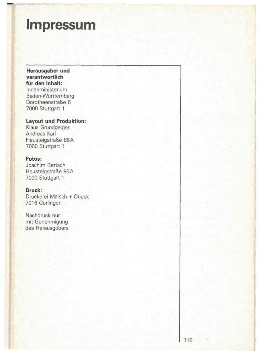 Seite 118 des Verfassungsschutzbericht 1979 Baden-Württemberg