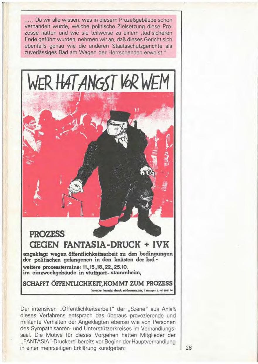 Seite 28 des Verfassungsschutzbericht 1979 Baden-Württemberg