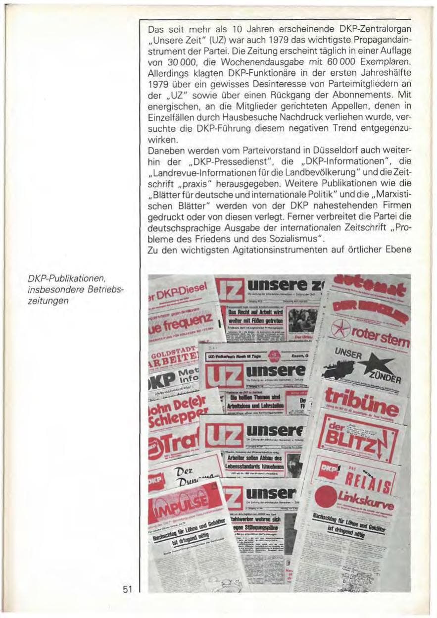 Seite 53 des Verfassungsschutzbericht 1979 Baden-Württemberg