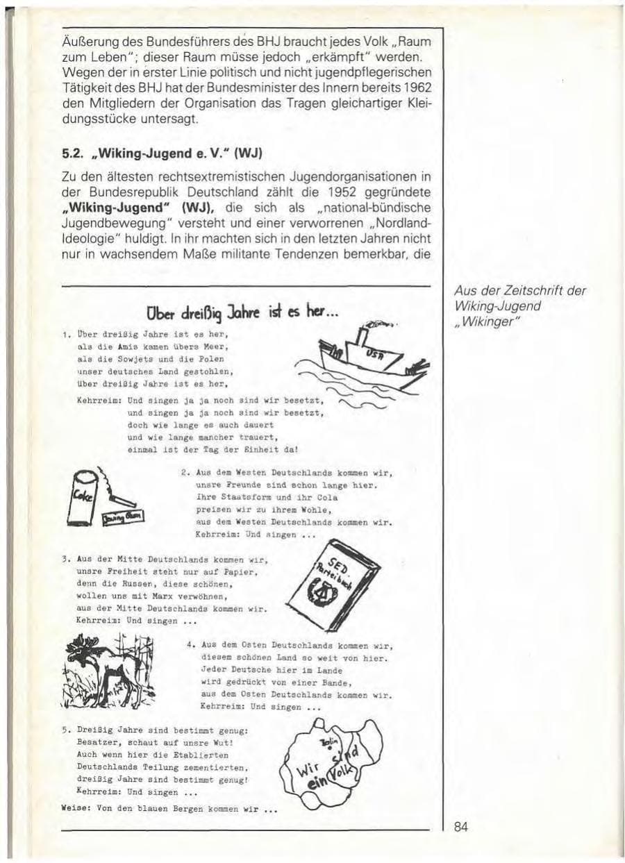 Seite 86 des Verfassungsschutzbericht 1979 Baden-Württemberg