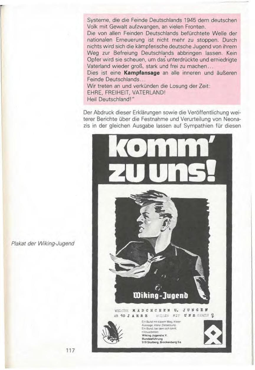 Seite 123 des Verfassungsschutzbericht 1981 Baden-Württemberg