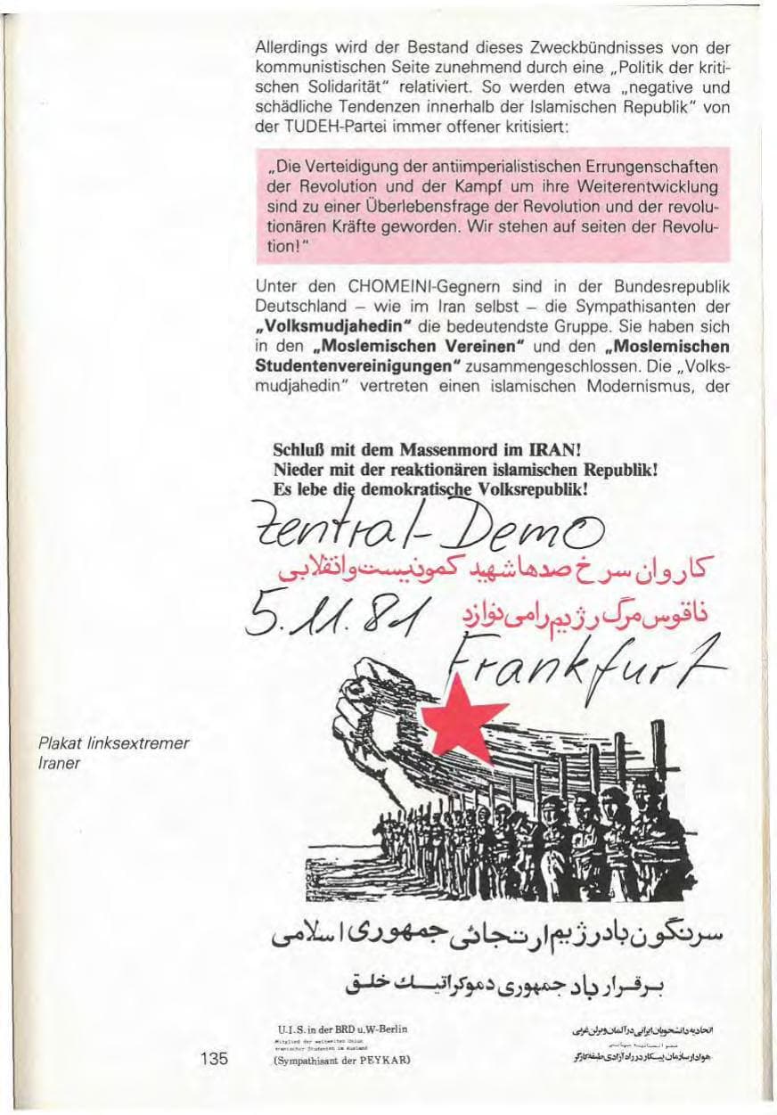 Seite 141 des Verfassungsschutzbericht 1981 Baden-Württemberg