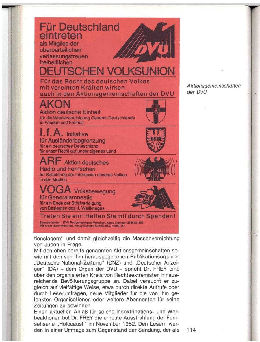 Seite 111 des Verfassungsschutzbericht 1982 Baden-Württemberg