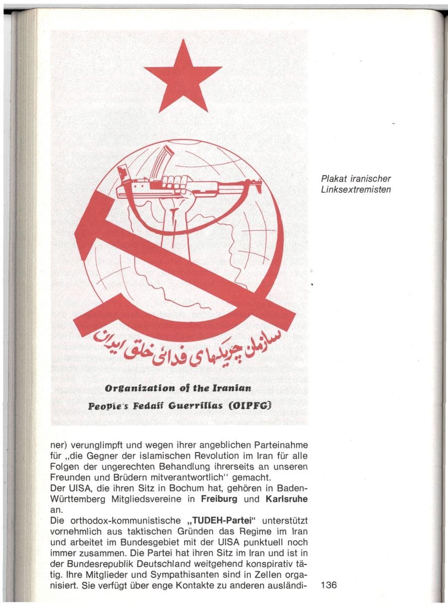Seite 133 des Verfassungsschutzbericht 1982 Baden-Württemberg