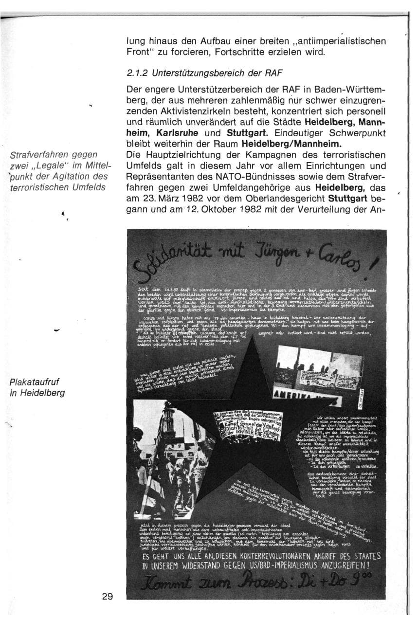 Seite 26 des Verfassungsschutzbericht 1982 Baden-Württemberg