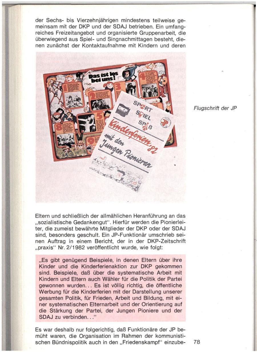 Seite 75 des Verfassungsschutzbericht 1982 Baden-Württemberg