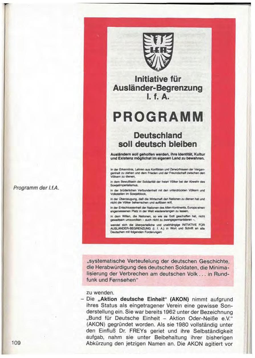Seite 111 des Verfassungsschutzbericht 1983 Baden-Württemberg