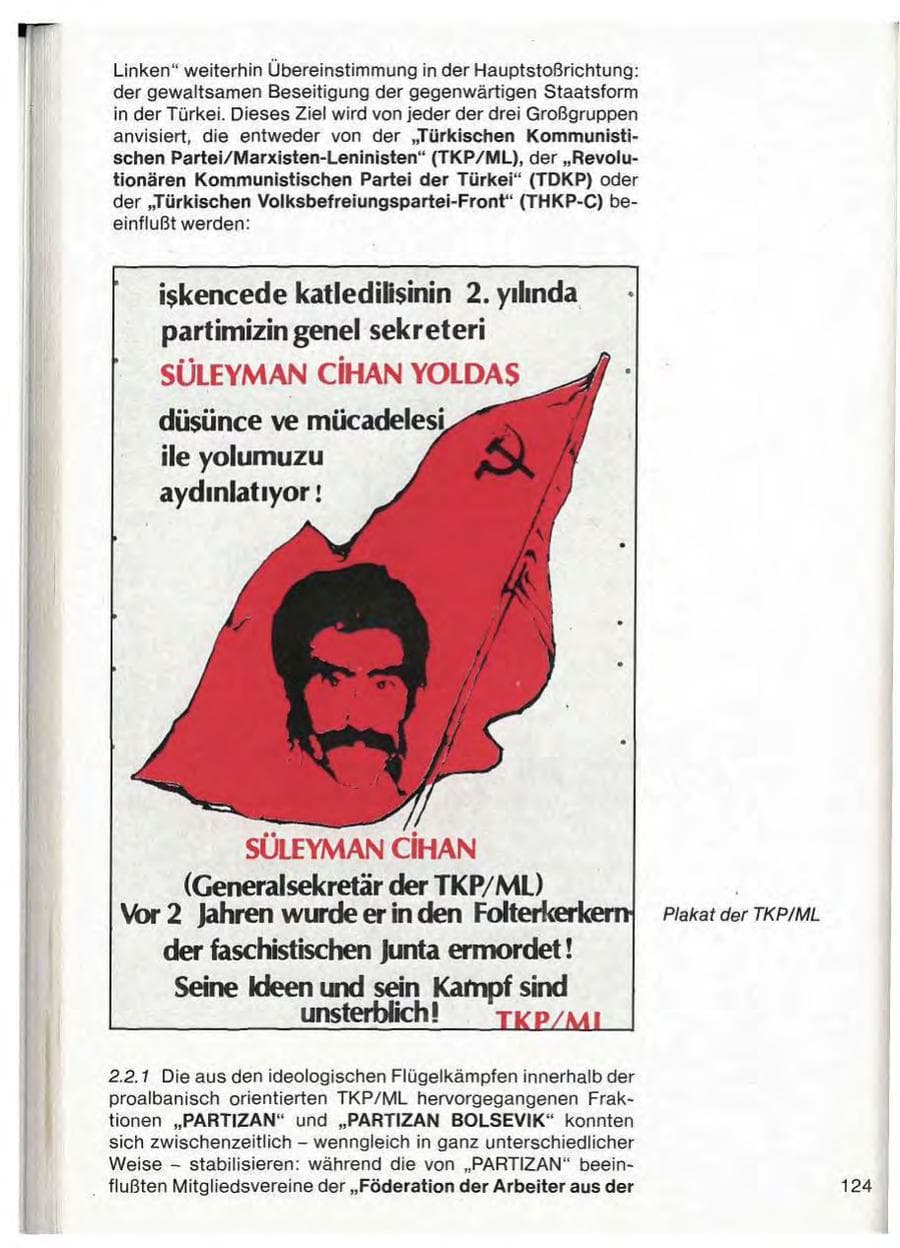 Seite 126 des Verfassungsschutzbericht 1983 Baden-Württemberg