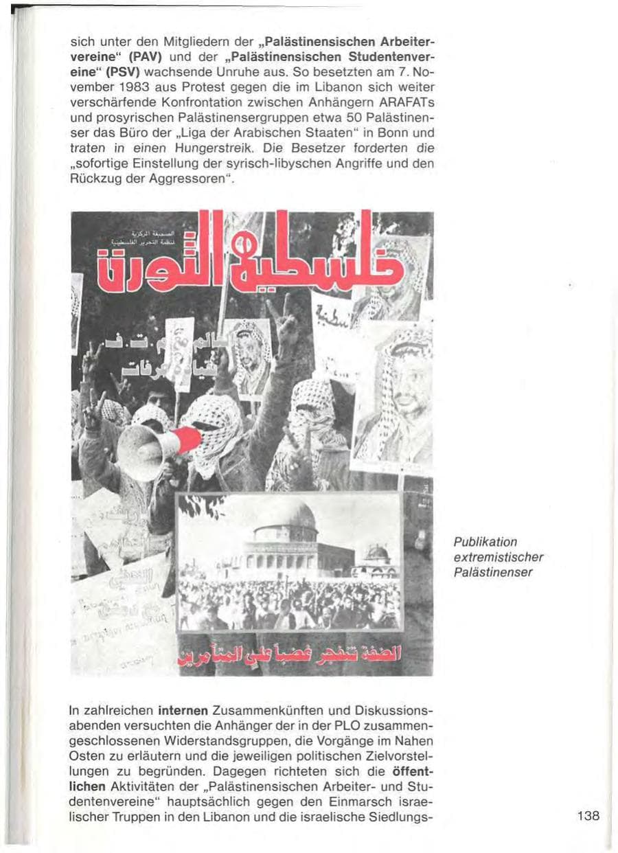 Seite 140 des Verfassungsschutzbericht 1983 Baden-Württemberg