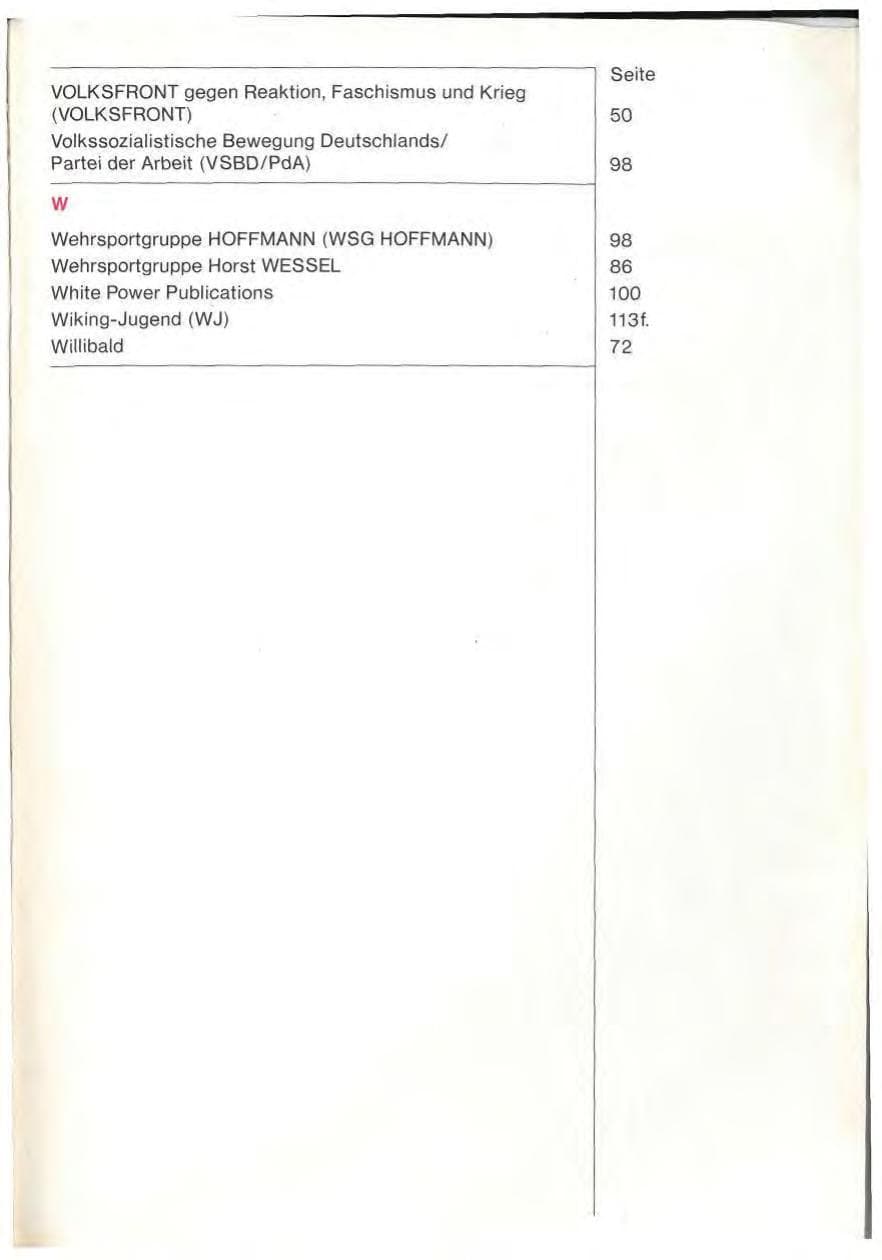 Seite 161 des Verfassungsschutzbericht 1983 Baden-Württemberg