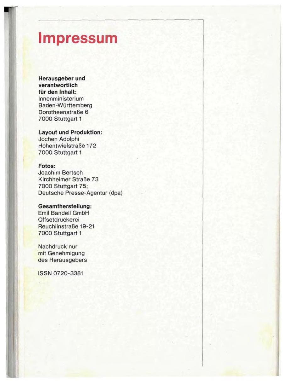 Seite 162 des Verfassungsschutzbericht 1983 Baden-Württemberg