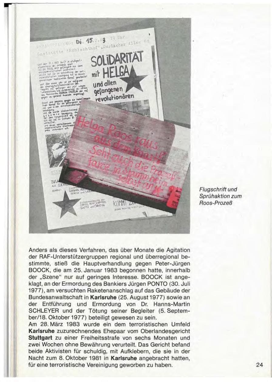 Seite 26 des Verfassungsschutzbericht 1983 Baden-Württemberg