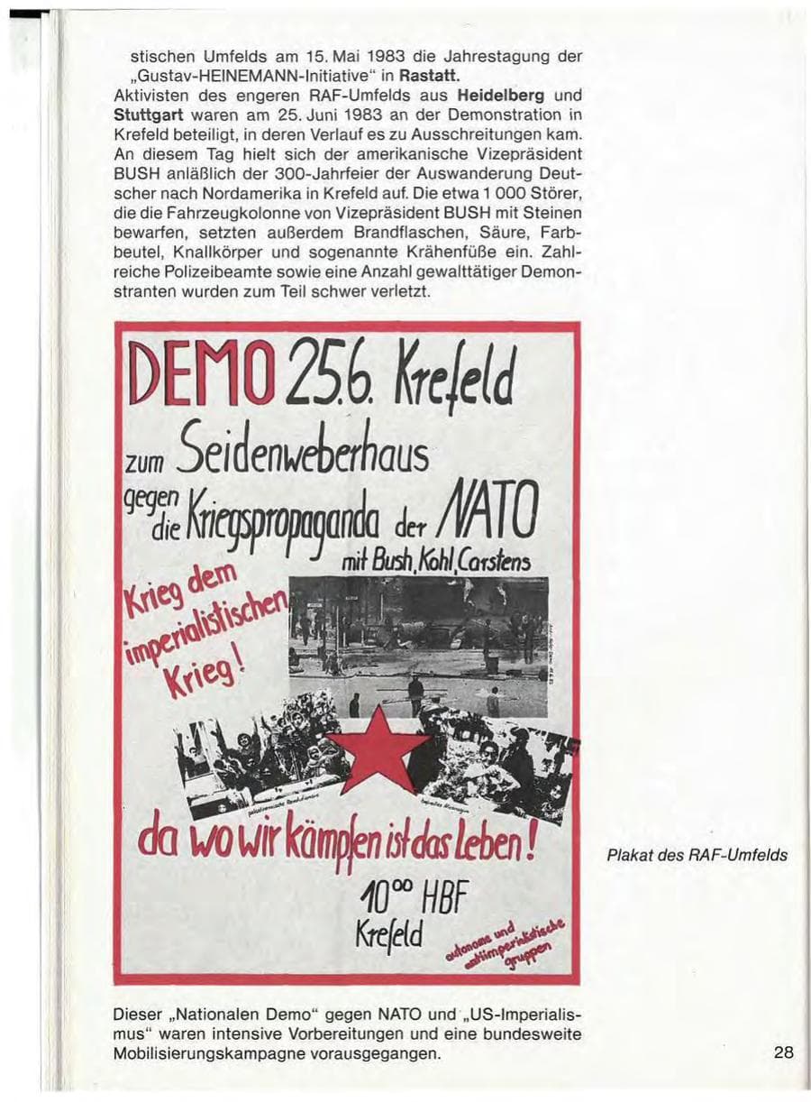 Seite 30 des Verfassungsschutzbericht 1983 Baden-Württemberg
