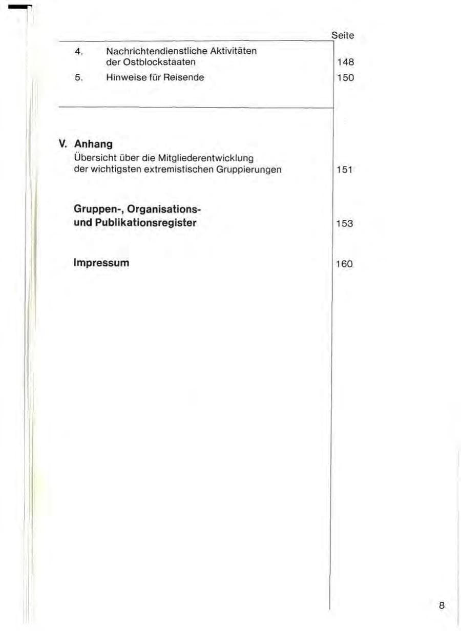 Seite 10 des Verfassungsschutzbericht 1983 Baden-Württemberg