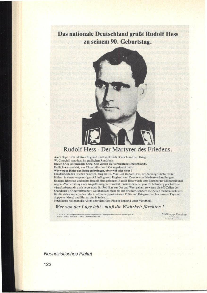 Seite 126 des Verfassungsschutzbericht 1984 Baden-Württemberg