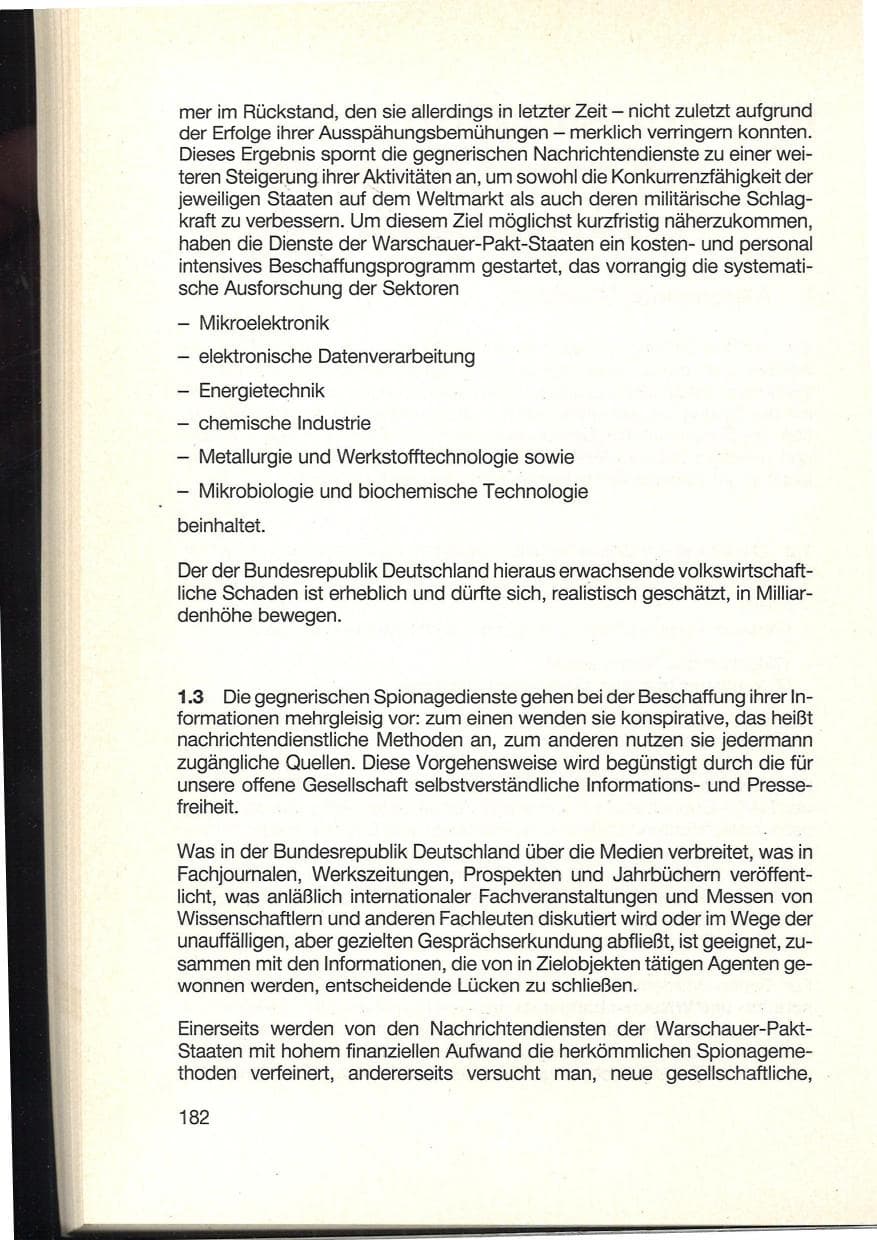 Seite 186 des Verfassungsschutzbericht 1984 Baden-Württemberg