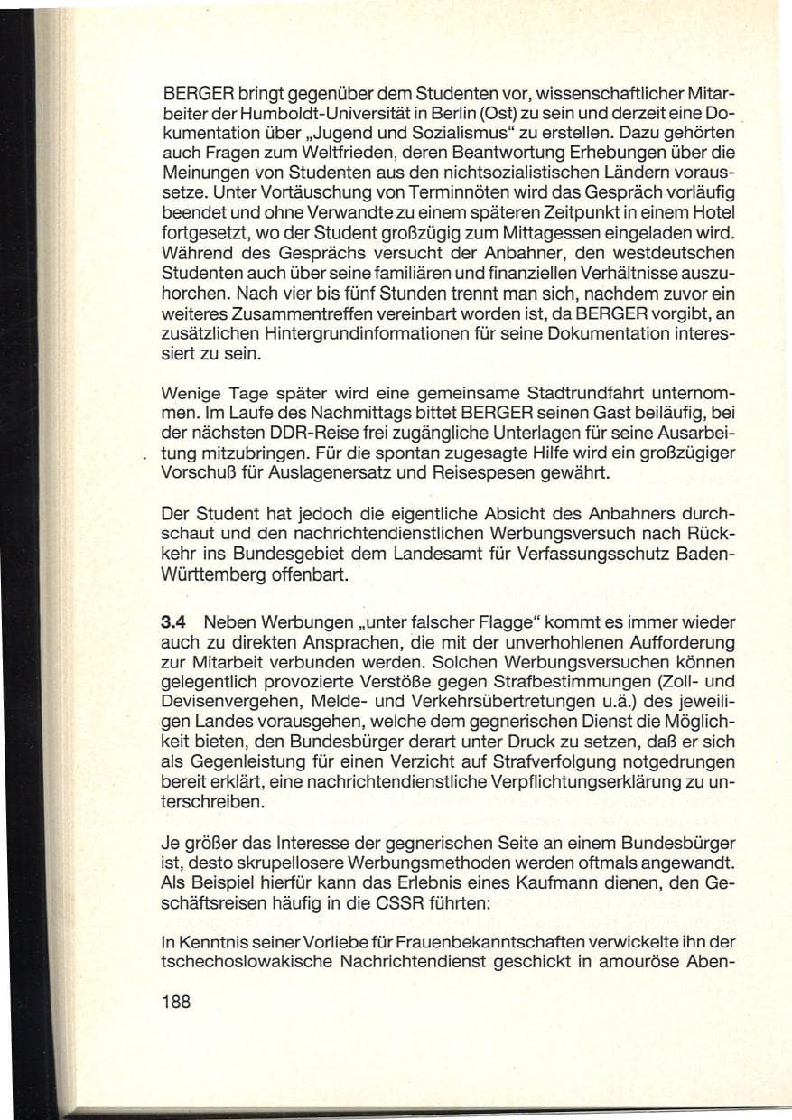 Seite 192 des Verfassungsschutzbericht 1984 Baden-Württemberg