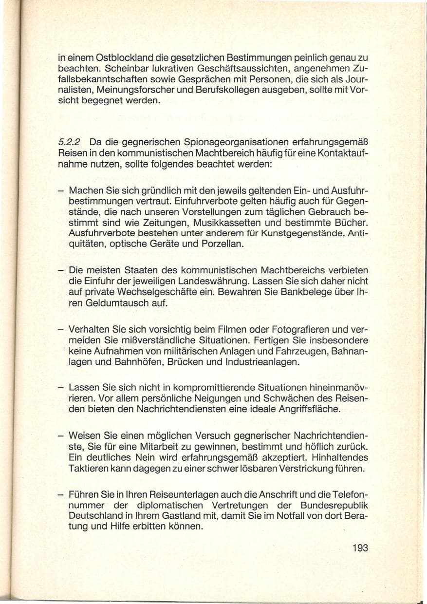 Seite 195 des Verfassungsschutzbericht 1984 Baden-Württemberg