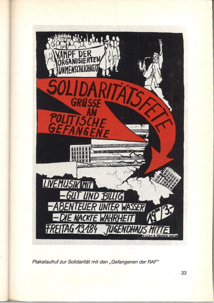 Seite 35 des Verfassungsschutzbericht 1984 Baden-Württemberg